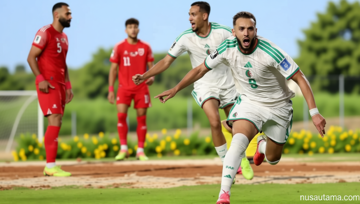 Meeting Results: Kisah Gila Aljazair vs Austria: Fans Rubah Gurun Rayakan Gol Lawan