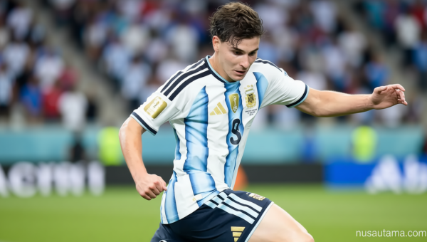 Main Agenda: Klub Tujuan Masih Rahasia! Julian Alvarez Akui Segera Tinggalkan Atletico Madrid, Barcelona dan PSG Siap Pantau?