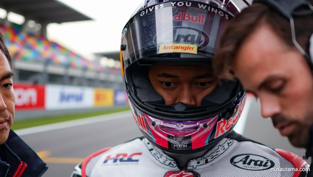 Bos Honda Team Asia Ngomel! Hiroshi Aoyama Evaluasi Usai Veda Ega Pratama Start P20 di Moto3 Ceko 2026