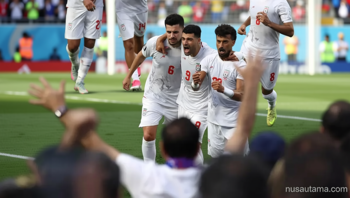 What Happened During: Pesan Menyentuh di Ruang Ganti Iran Usai Lawan Belgia, Singgung Perdamaian dan Martabat