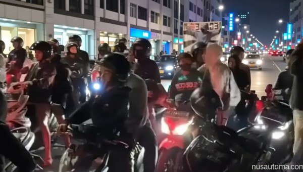 What Happened During: Polisi Amankan 4 Oknum Pesilat yang Bikin Rusuh saat Konvoi Malam 1 Suro di Surabaya