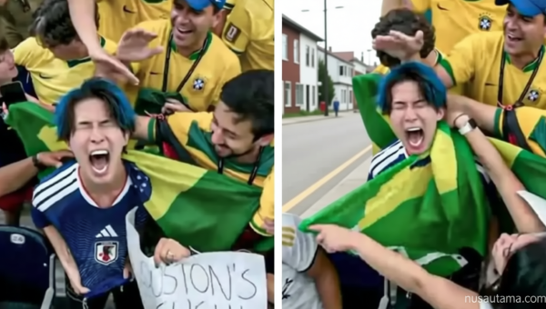 What Happened During: Momen Mengharukan Suporter Jepang Menangis usai Disingkirkan Timnas Brasil pada Piala Dunia 2026