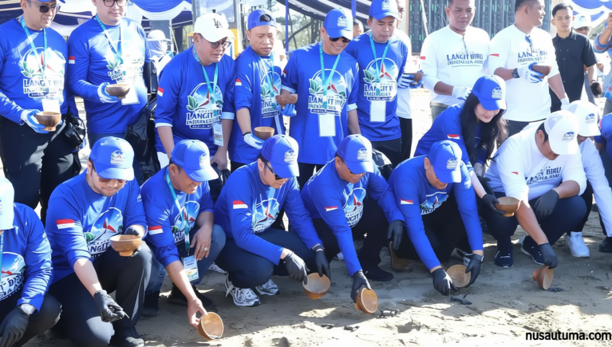 Important Visit: Partai Demokrat Resmikan Gerakan Nasional Langit Biru di Pacitan