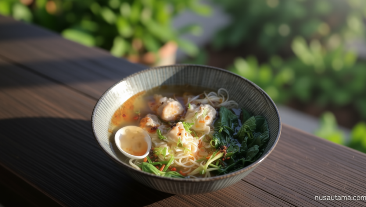 Resep Wonton Noodle Soup – Mi Kuah Hangat dengan Wonton yang Gurih dan Lezat