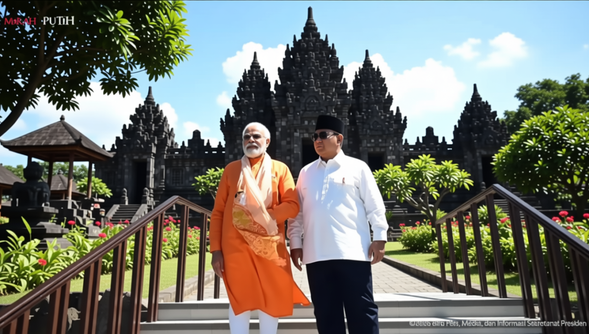 Special Plan: Prabowo dan PM India Narendra Modi Resmikan Kerja Sama Restorasi Candi Prambanan hingga 2036