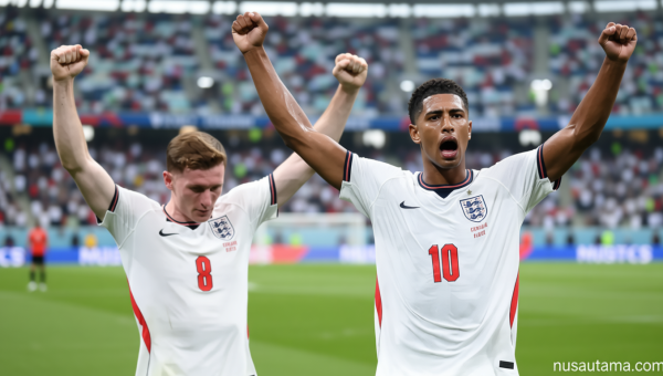 Elliot Anderson Puji Harry Kane dan Jude Bellingham – Sebut Dua Bintang Inggris Selalu Bersinar di Laga Besar