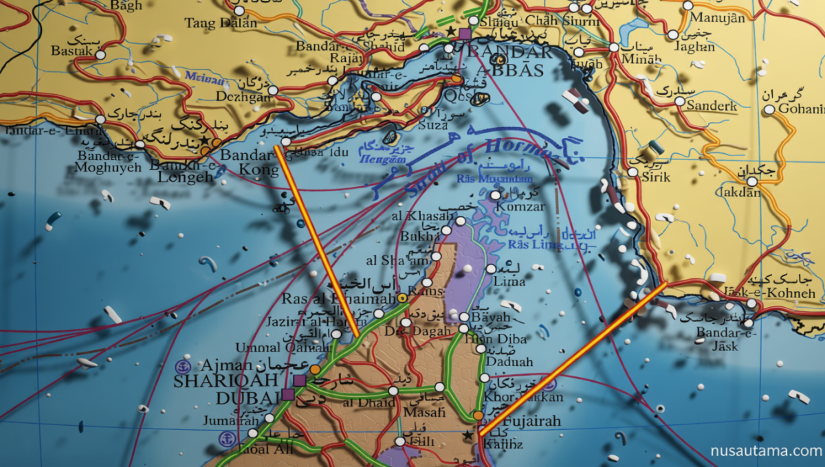 Rudal Iran Hantam 2 Kapal Tanker UEA di Selat Hormuz – 1 Kru Tewas, 8 Terluka