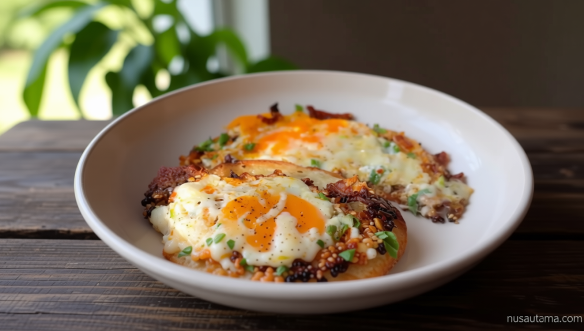 Resep Crispy Chilli Oil Egg Toast – Sarapan Simpel yang Gurih, Pedas, dan Lumer
