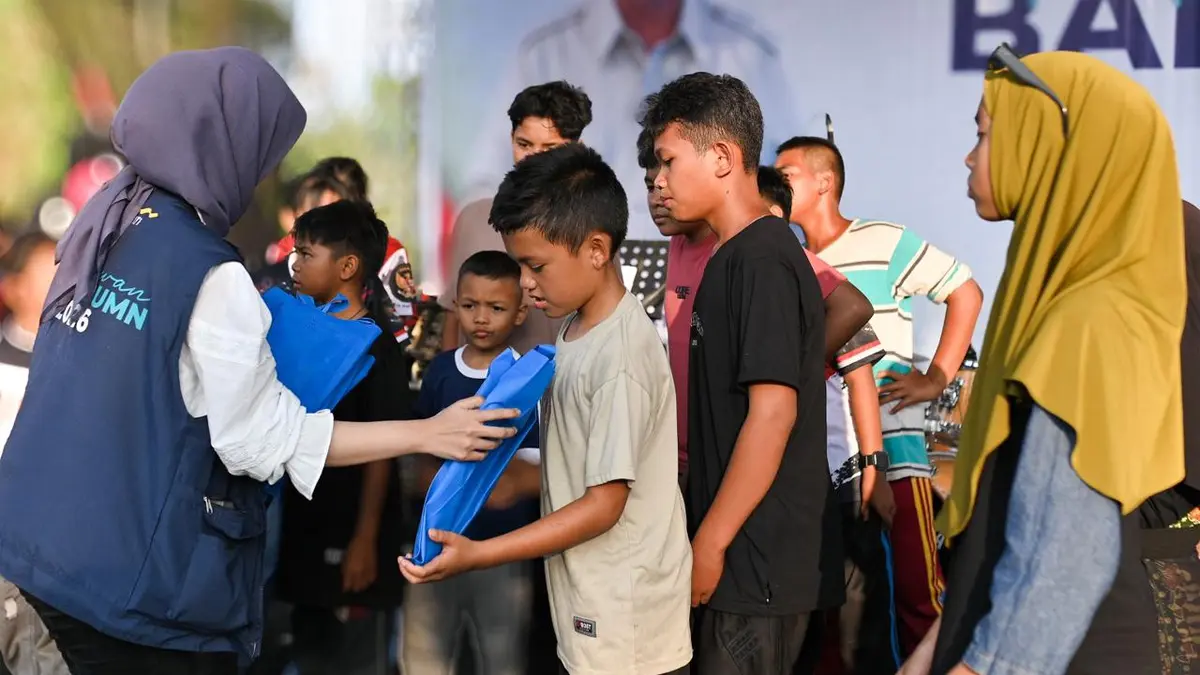 Lewat Relawan Bakti BUMN, Bank Mandiri Gerakkan Semangat Kemerdekaan dari Nagari Kumango