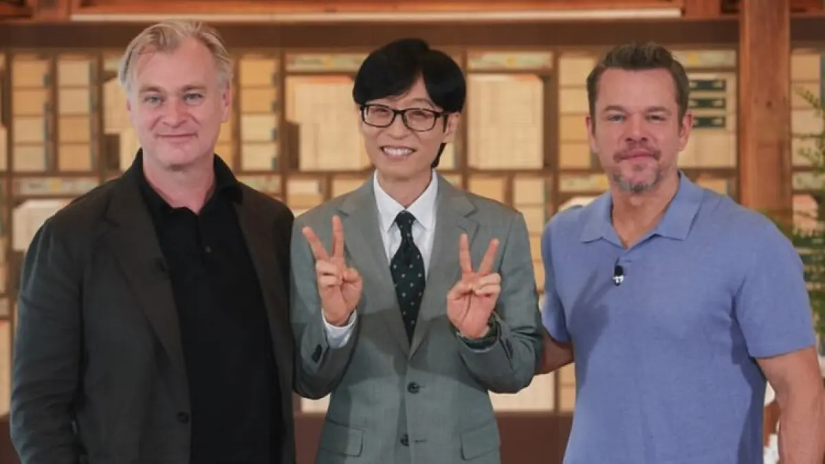 Christopher Nolan dan Matt Damon Akan Menjadi Bintang Tamu Variety Show ‘You Quiz on the Block’