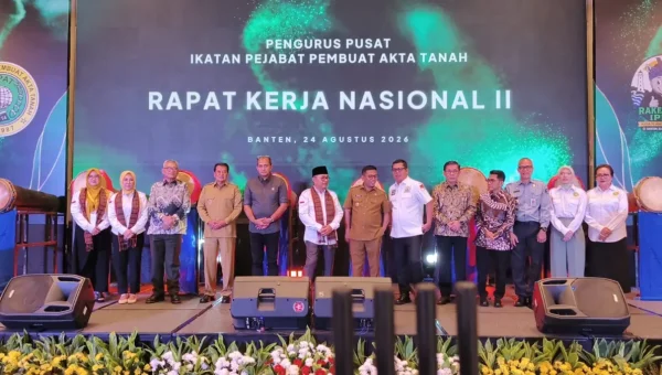Rakernas II IPPAT 2026 Digelar, Bahas Perkuat Konsolidasi dan Transformasi Layanan Pertanahan