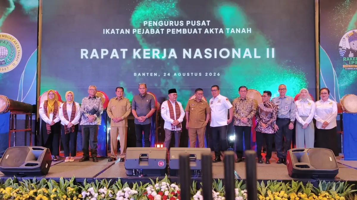 Rakernas II IPPAT 2026 Digelar, Bahas Perkuat Konsolidasi dan Transformasi Layanan Pertanahan