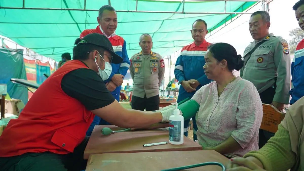 Pertamina Buka Posko Kesehatan Gratis untuk Pengungsi di Reo Terdampak Gempa Bumi