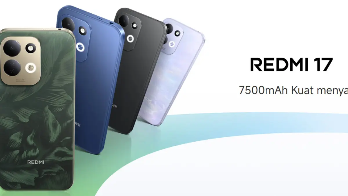 REDMI 17 Resmi Dijual di Indonesia: Harga Mulai Rp2.899.000, Baterai 7.500mAh dan Garansi 36 Bulan