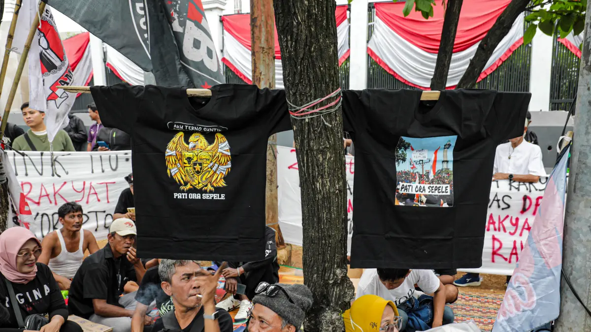 Suami-Istri dari Bogor Ikut Demo DPR, Keluhkan Sembako Naik dan Pekerjaan Terhimpit