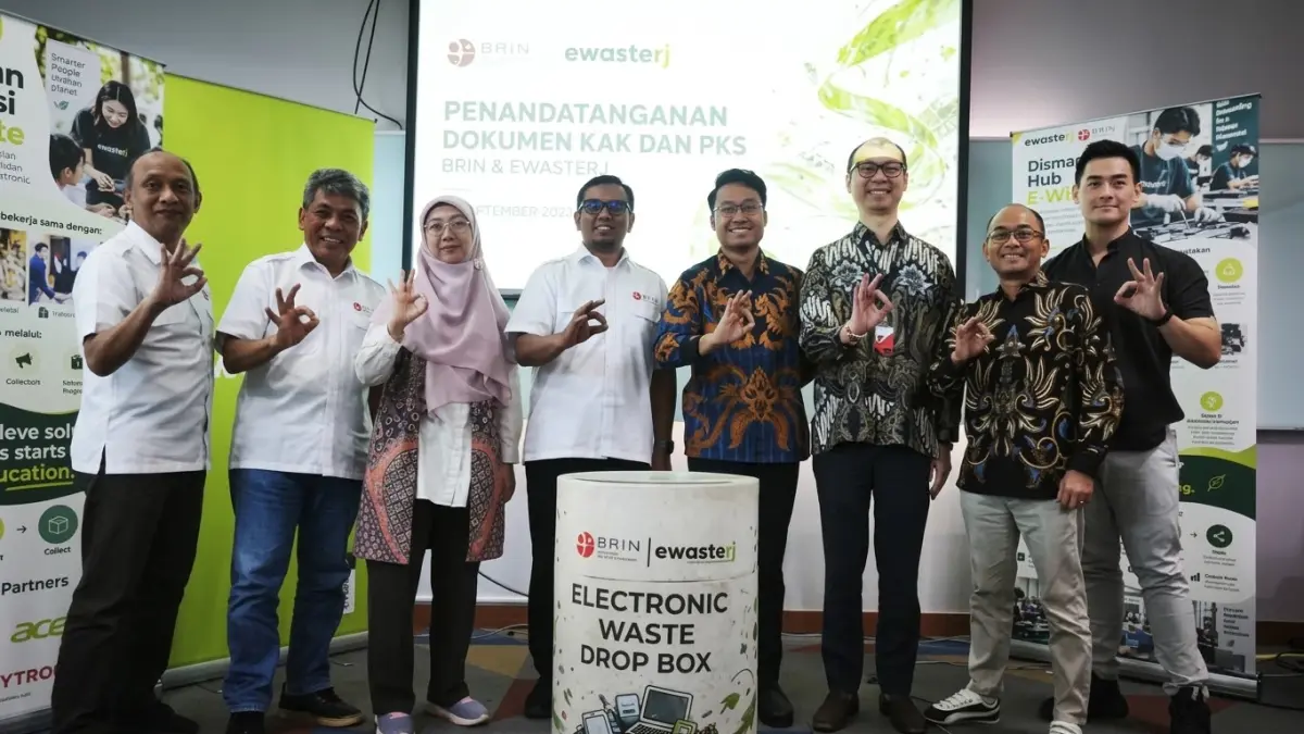 EwasteRJ-BRIN Kembangkan Dismantling Hub E-Waste untuk Dorong Green Jobs