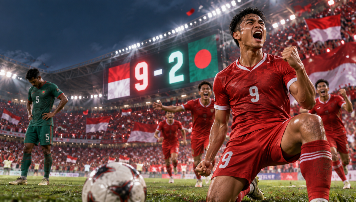 Timnas Indonesia Pesta Gol 9-2 Lawan Bangladesh, Kevin Diks Ngaku Minta jadi Striker