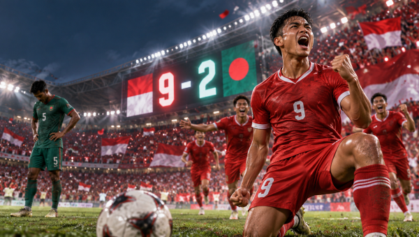 Timnas Indonesia Pesta Gol 9-2 Lawan Bangladesh, Kevin Diks Ngaku Minta jadi Striker